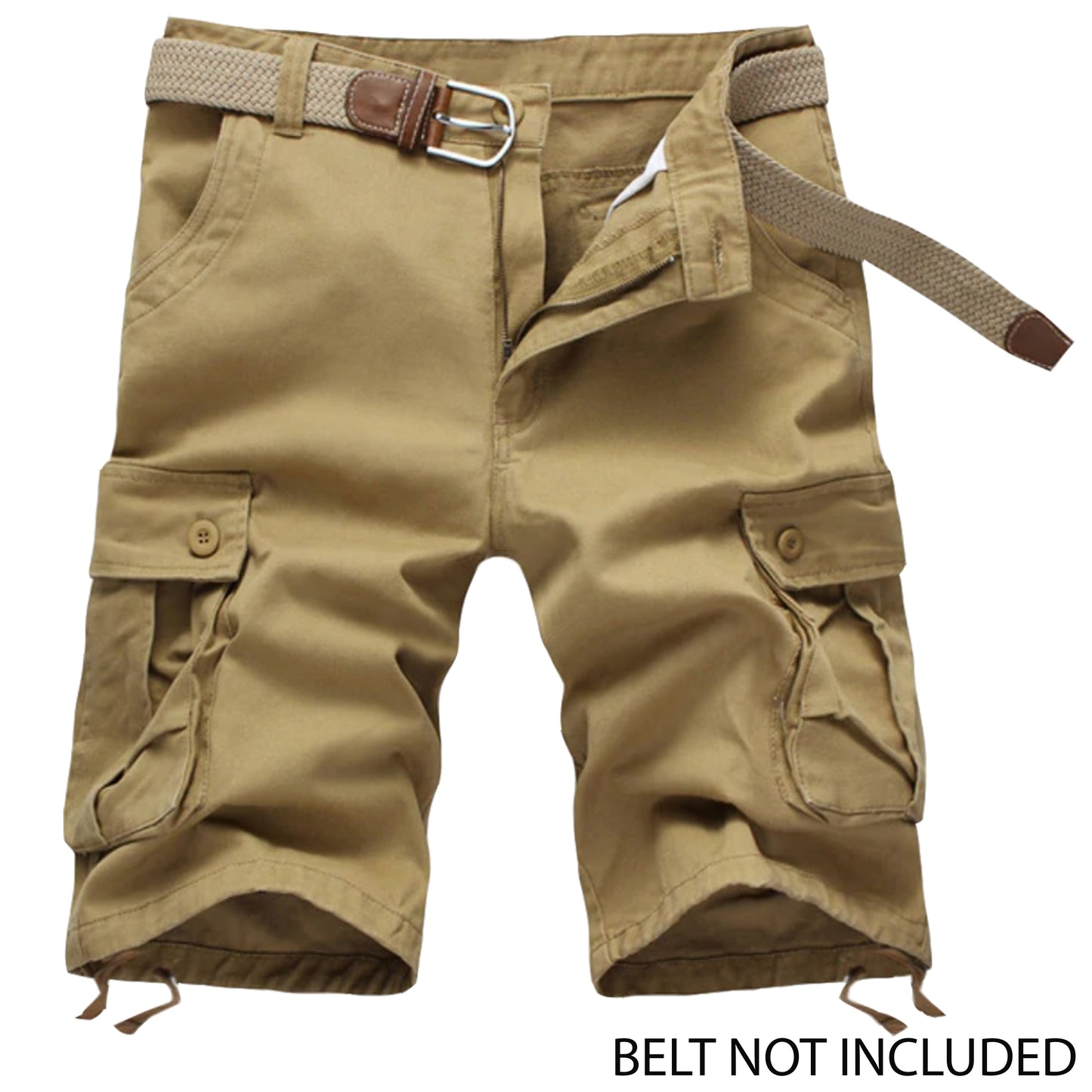 Men's Cargo Shorts - Beige