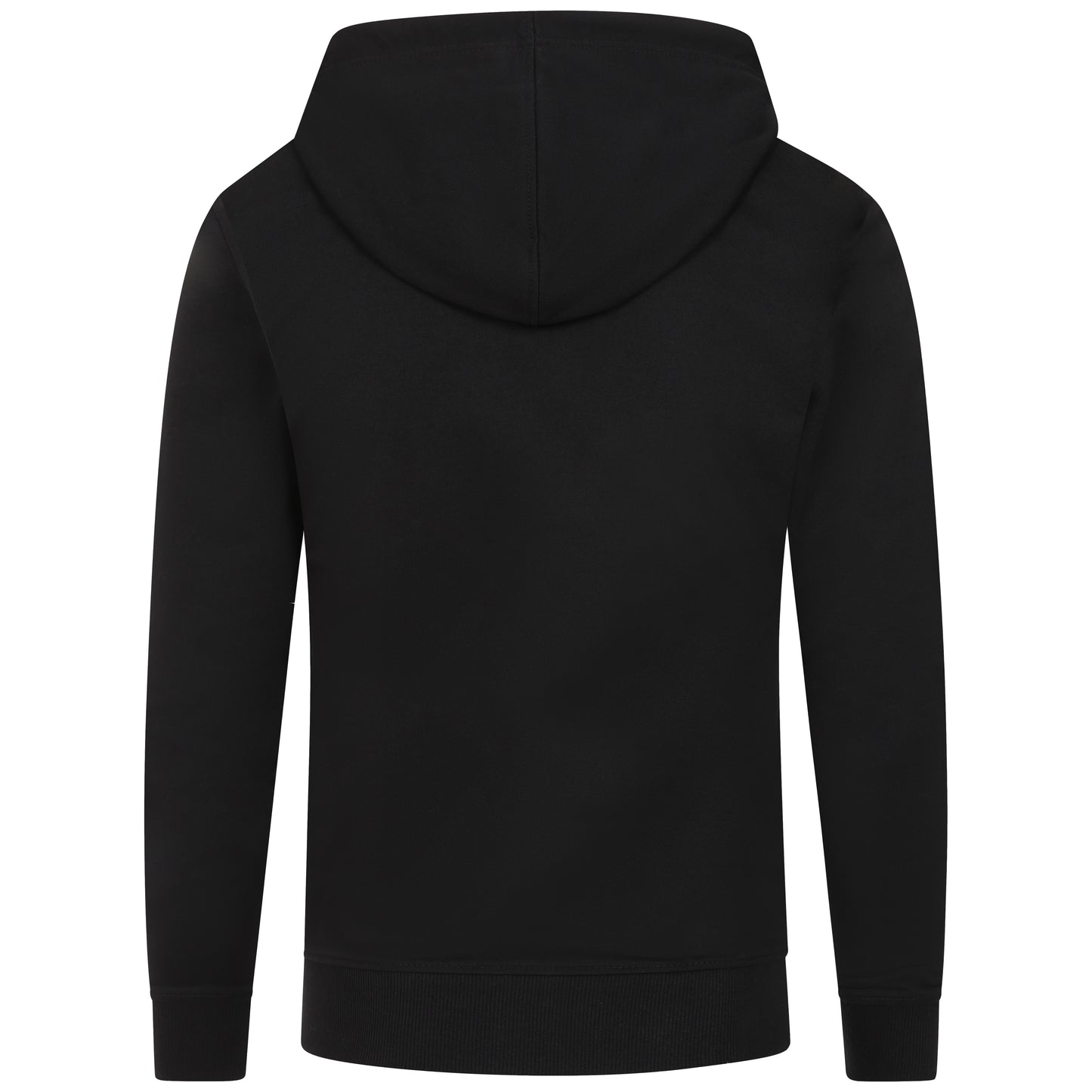 Men's Full Zip Midweight Hoodie - Black