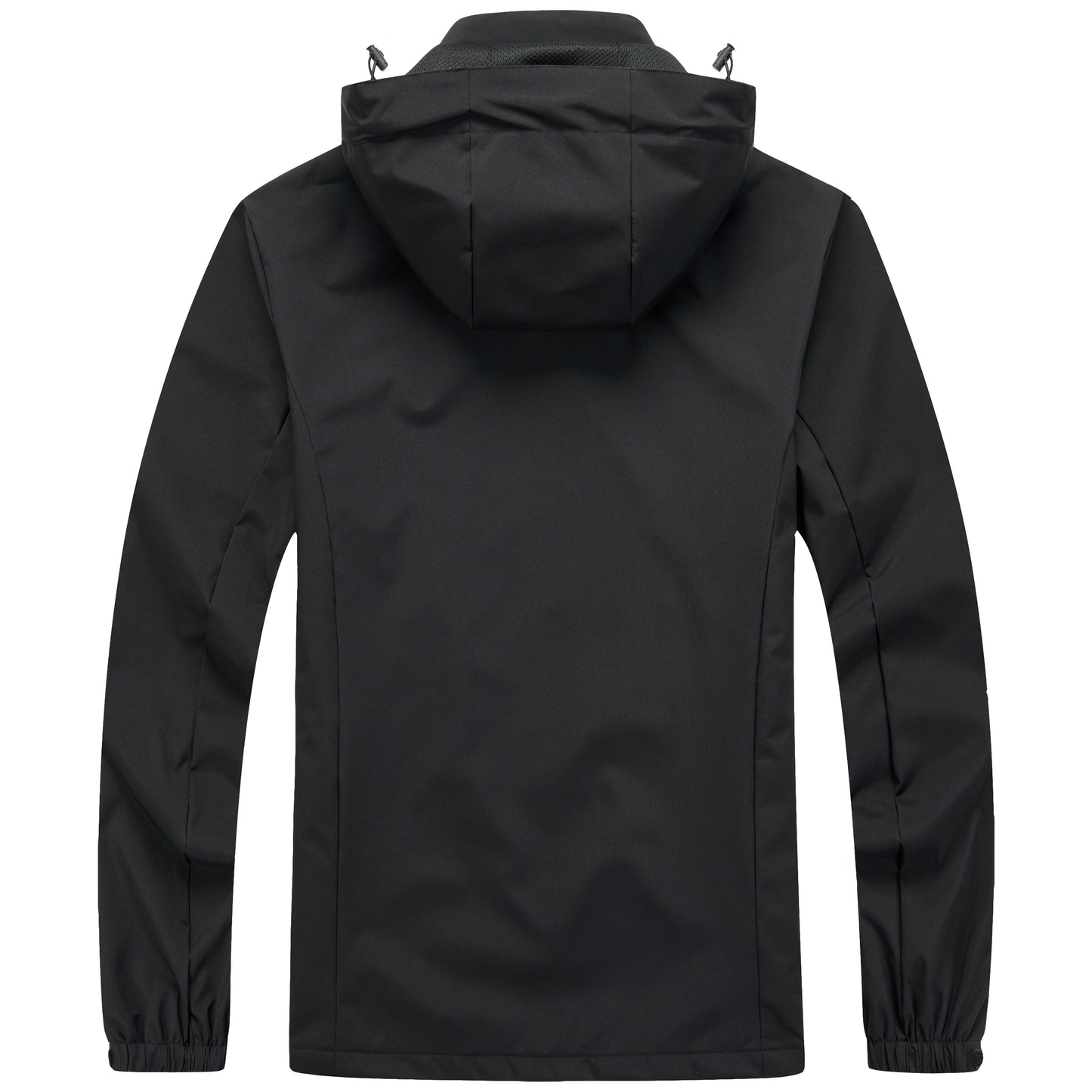 Men's Mesh Lined Rain Jacket - Black