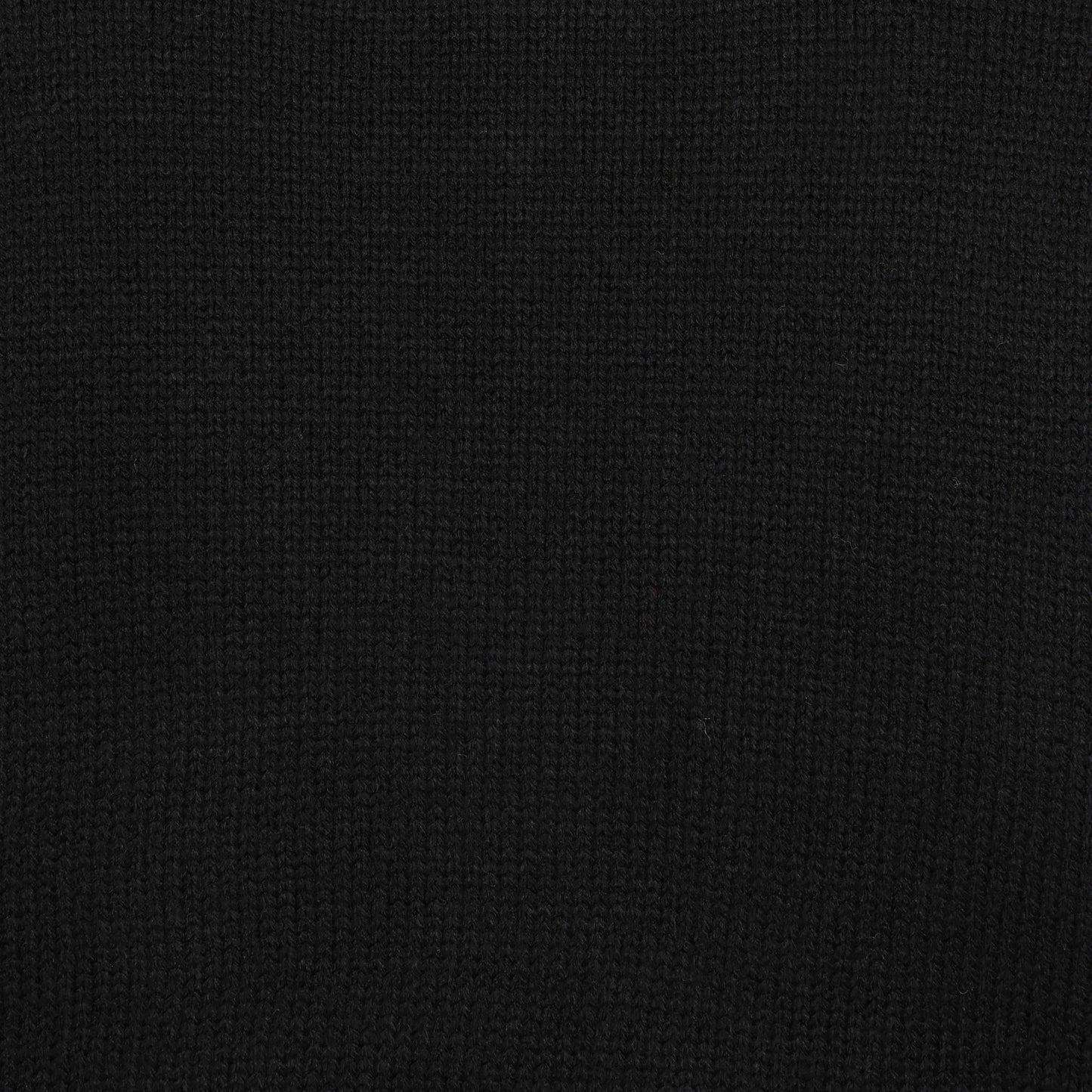 Mens 1/4 Zip Knitted Jumper - Black