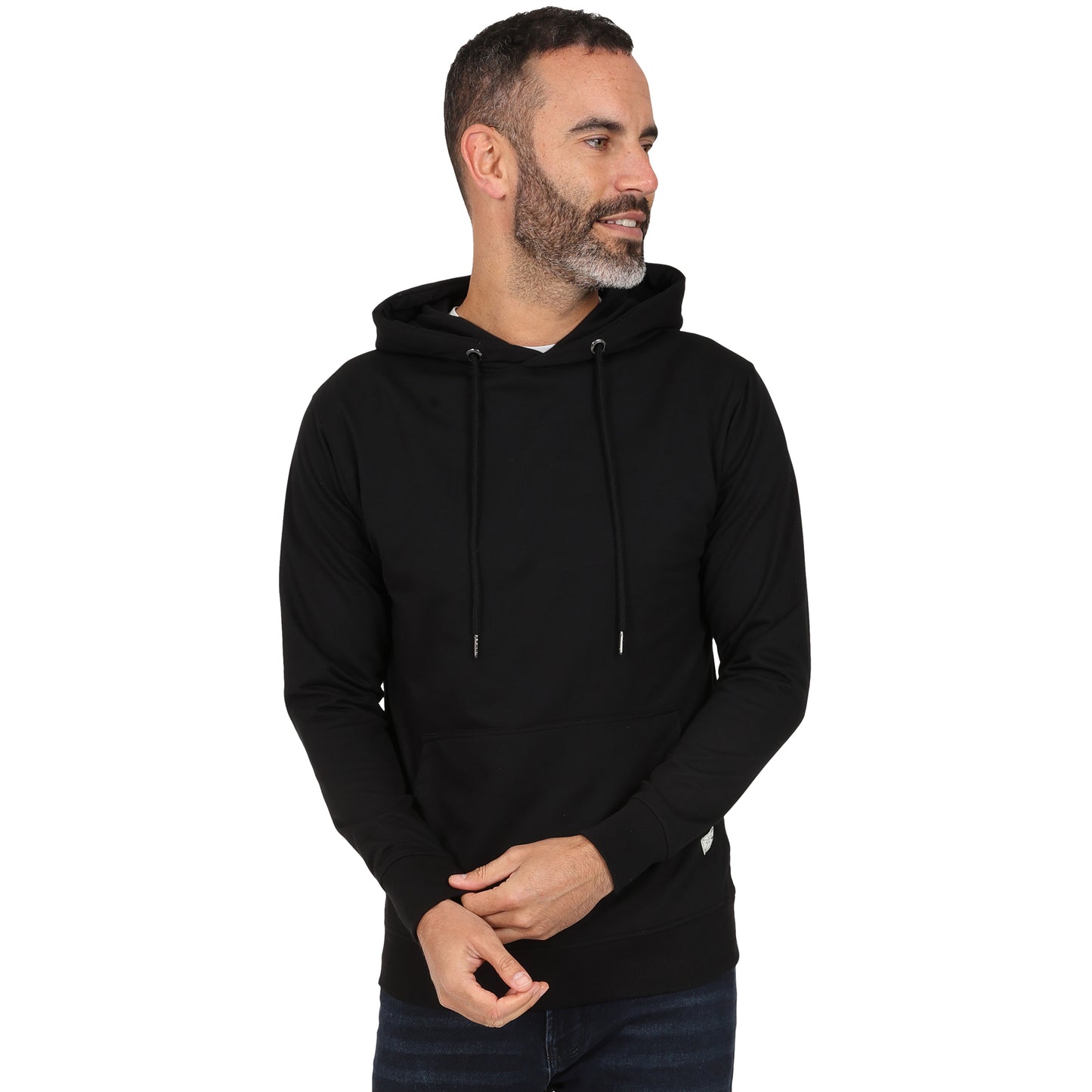 Men's Overhead Midweight Hoodie - Black