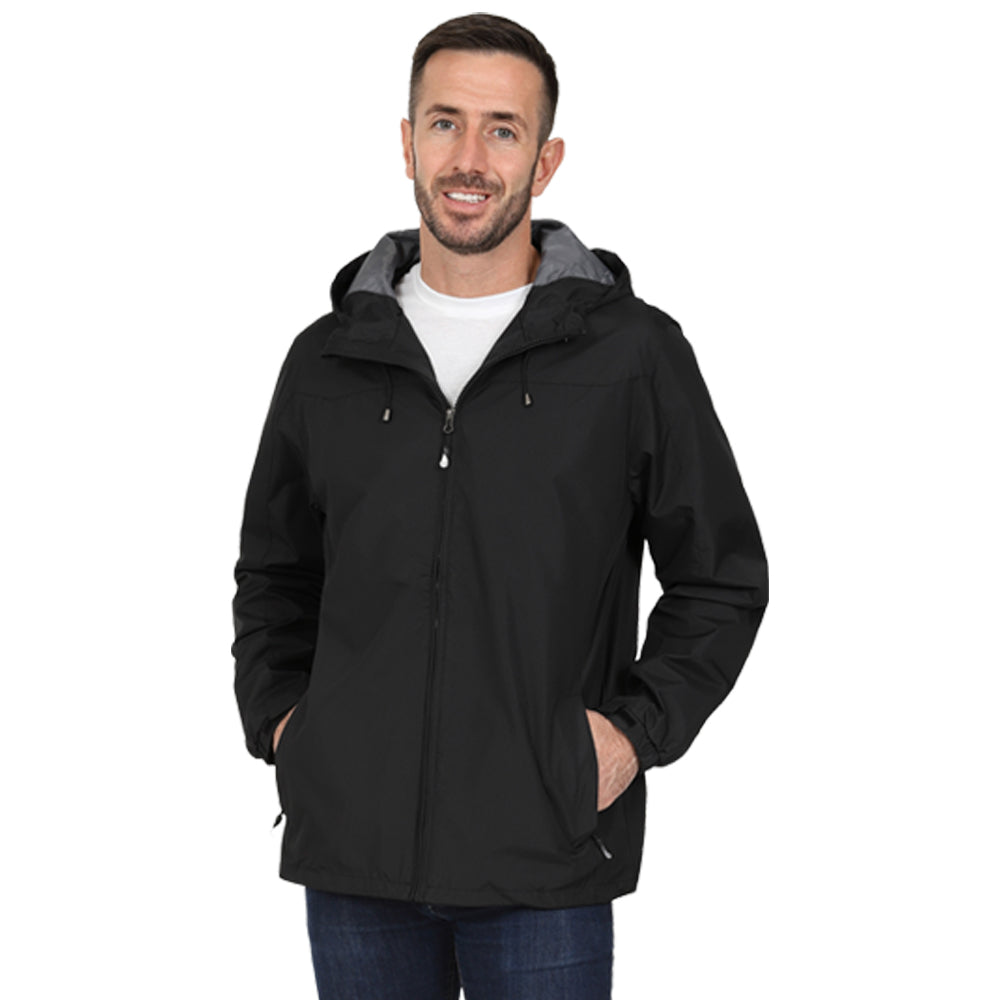 Men's Lightweight Rain Jacket - Black