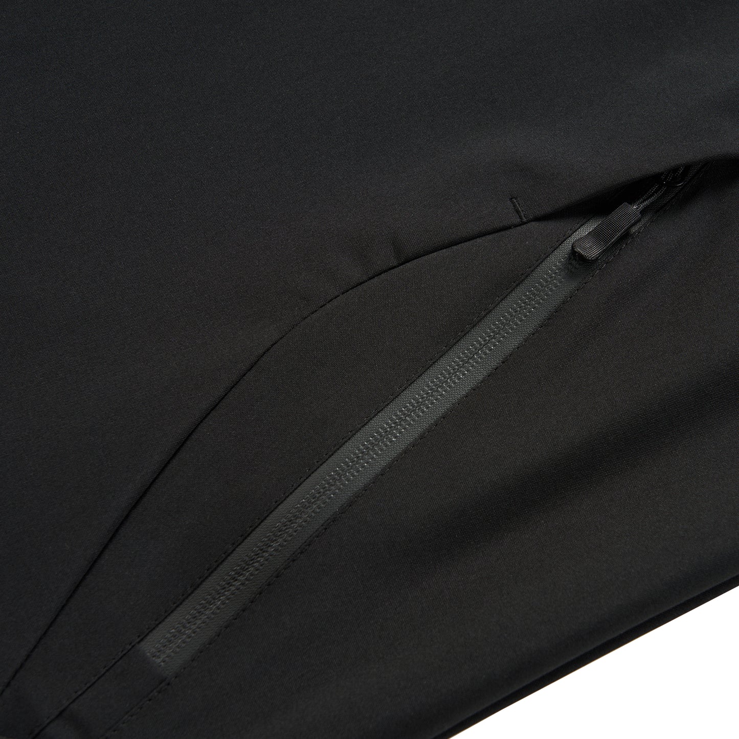 Men's Mesh Lined Rain Jacket - Black