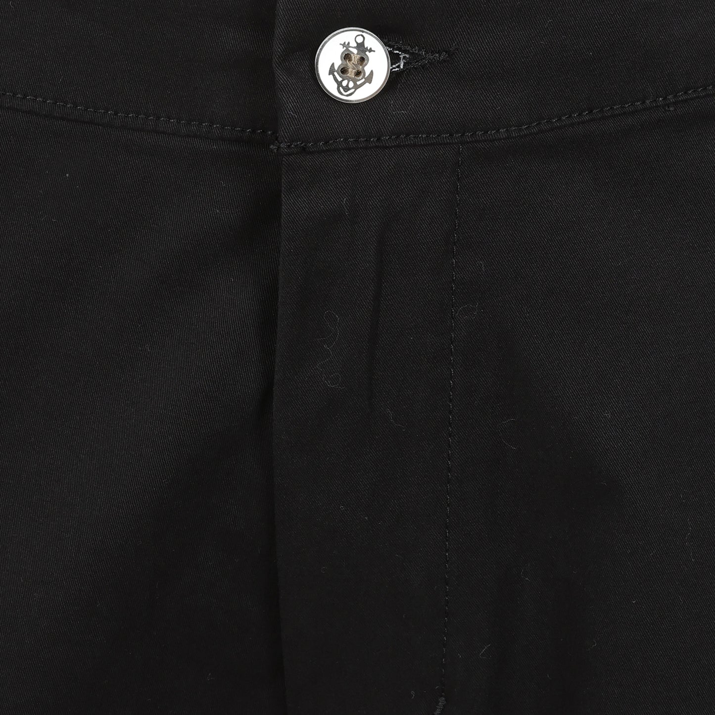 Men's Cotton Stretch Chino Shorts - Black