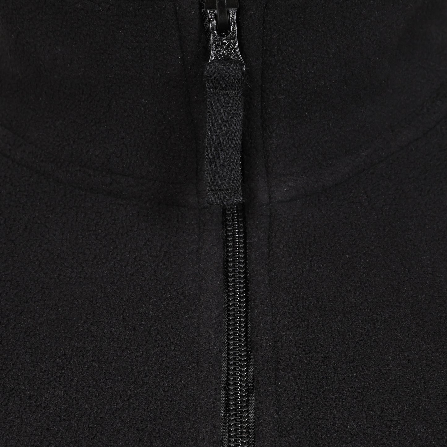 Ladies 1/4 Zip Fleece Jumper - Black