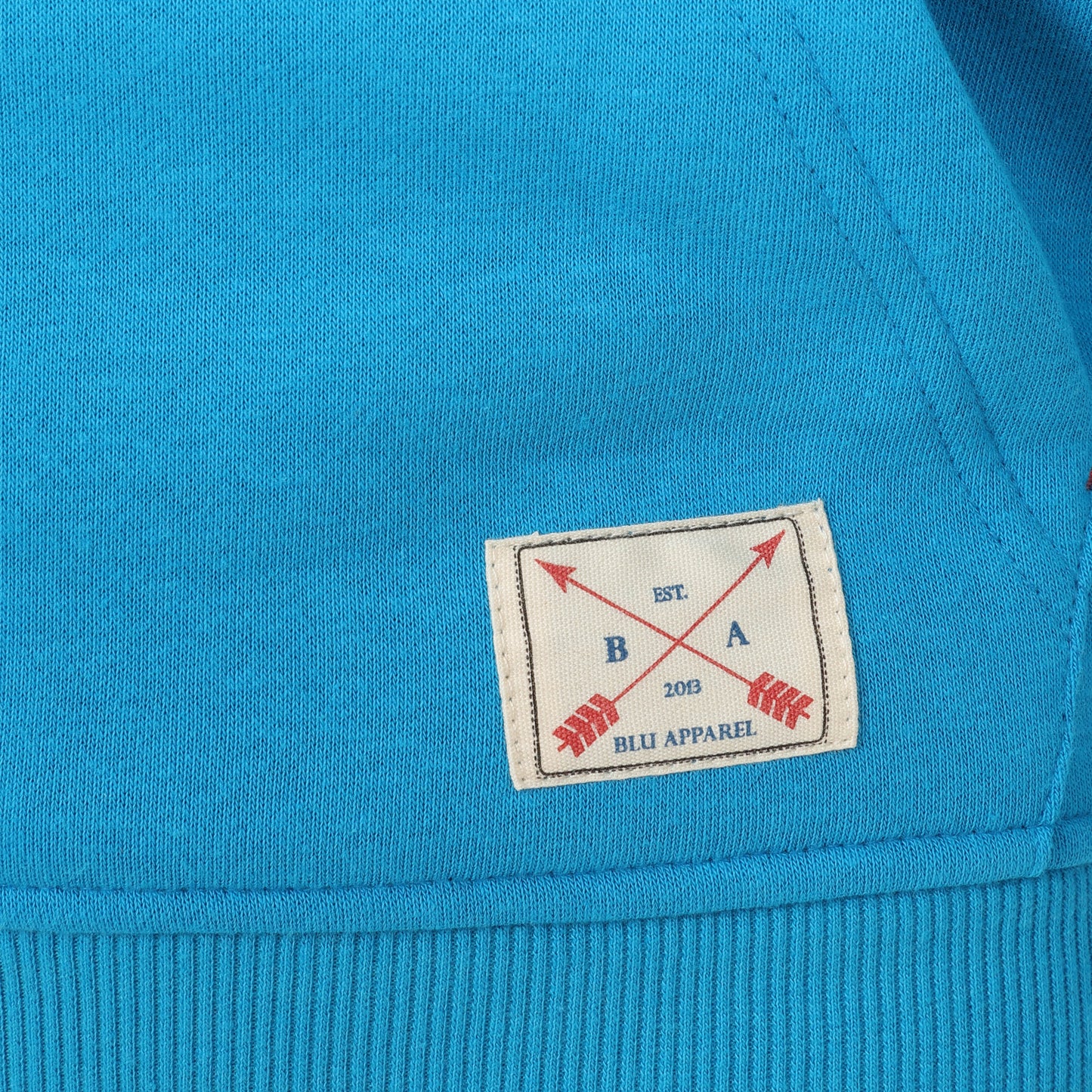 Kids Overhead Fleece Lined Hoodie - Cobalt