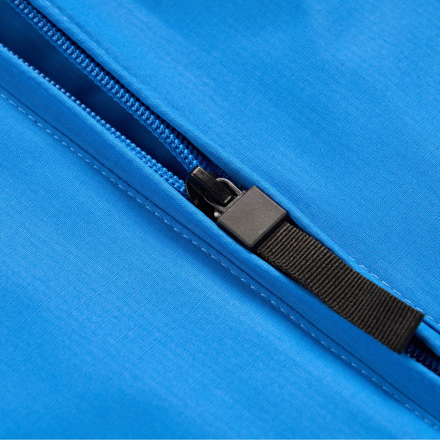 Kids Fleece Lined Waterproof Rain Jacket - Cobalt