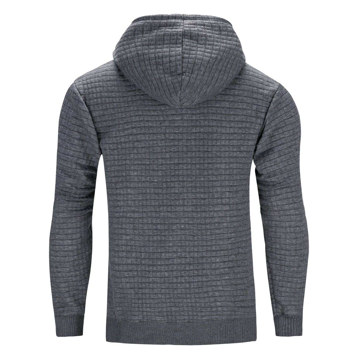Nathan Textured Hoodie - Black - Blu Apparel