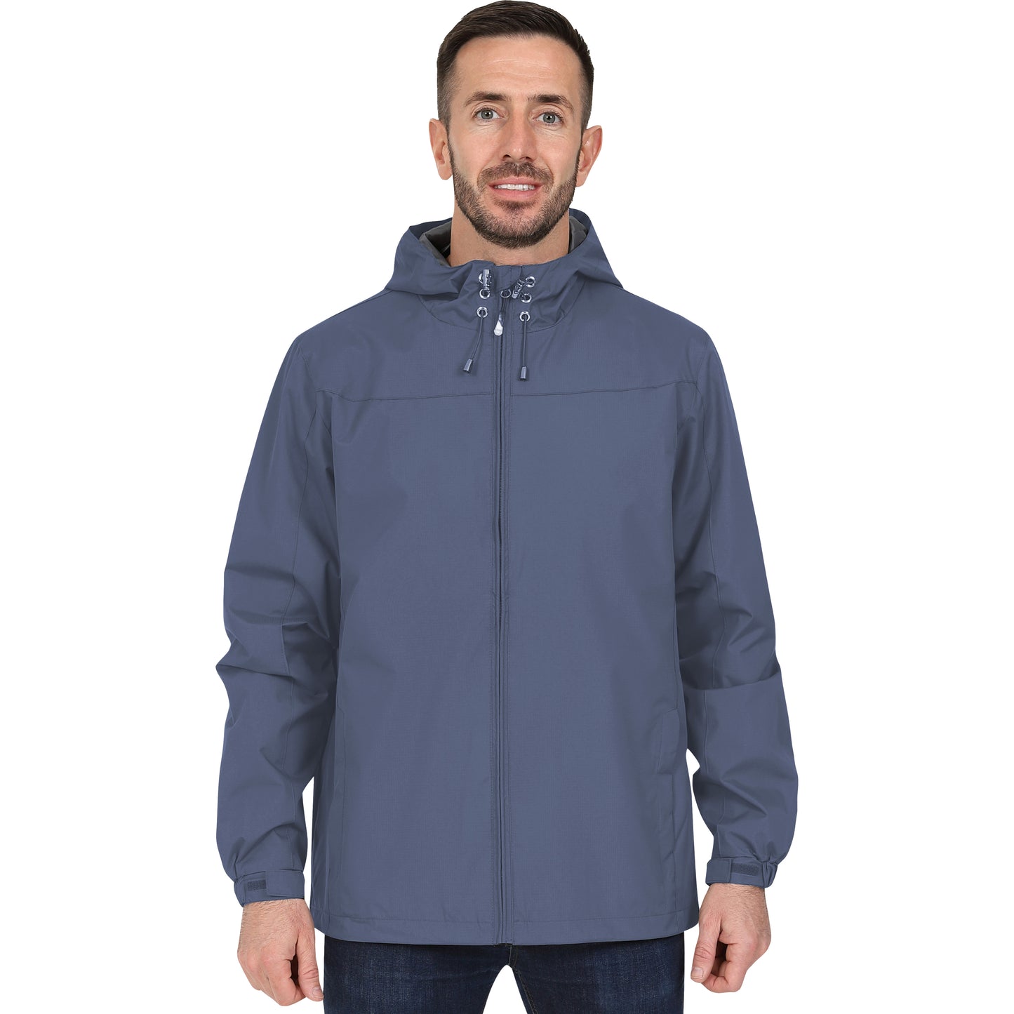 Men's Lightweight Rain Jacket - Grey