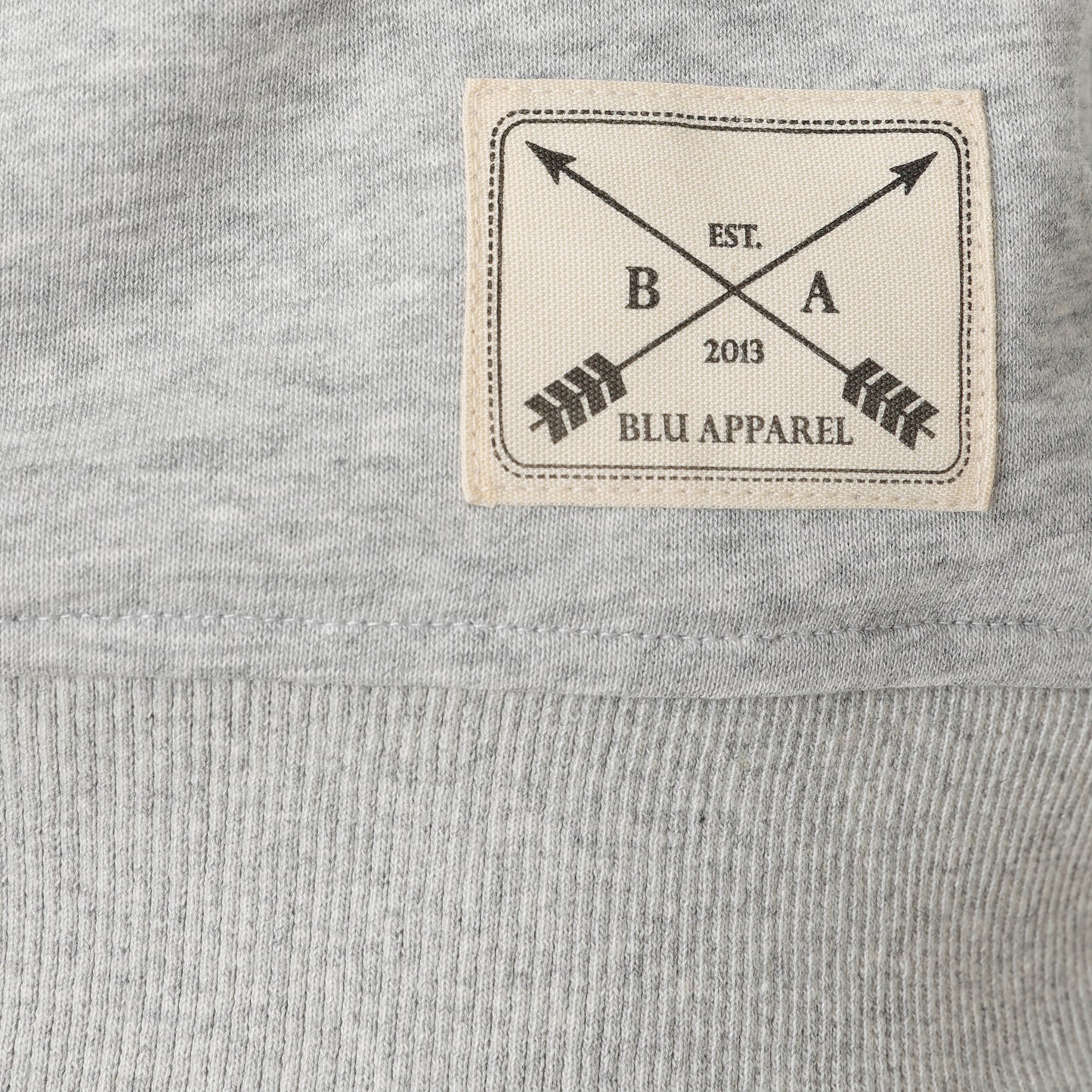 Men's Premium Cotton Crew Neck Sweater - Grey Marl