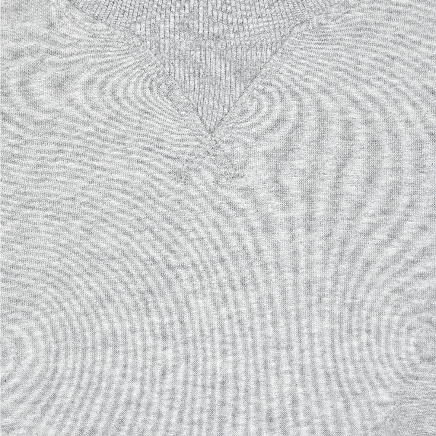 Ladies Oversized Crew Neck Sweater - Grey Marl