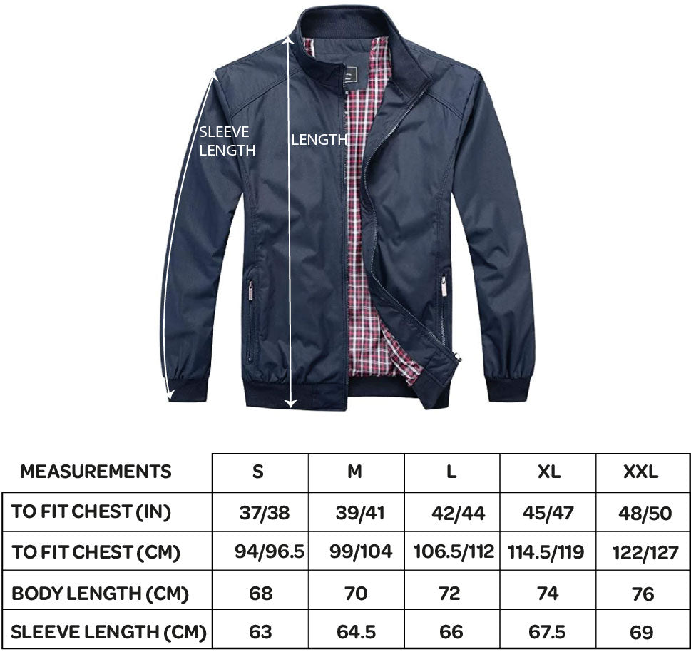 Men’s Harrington Bomber Jacket - Navy