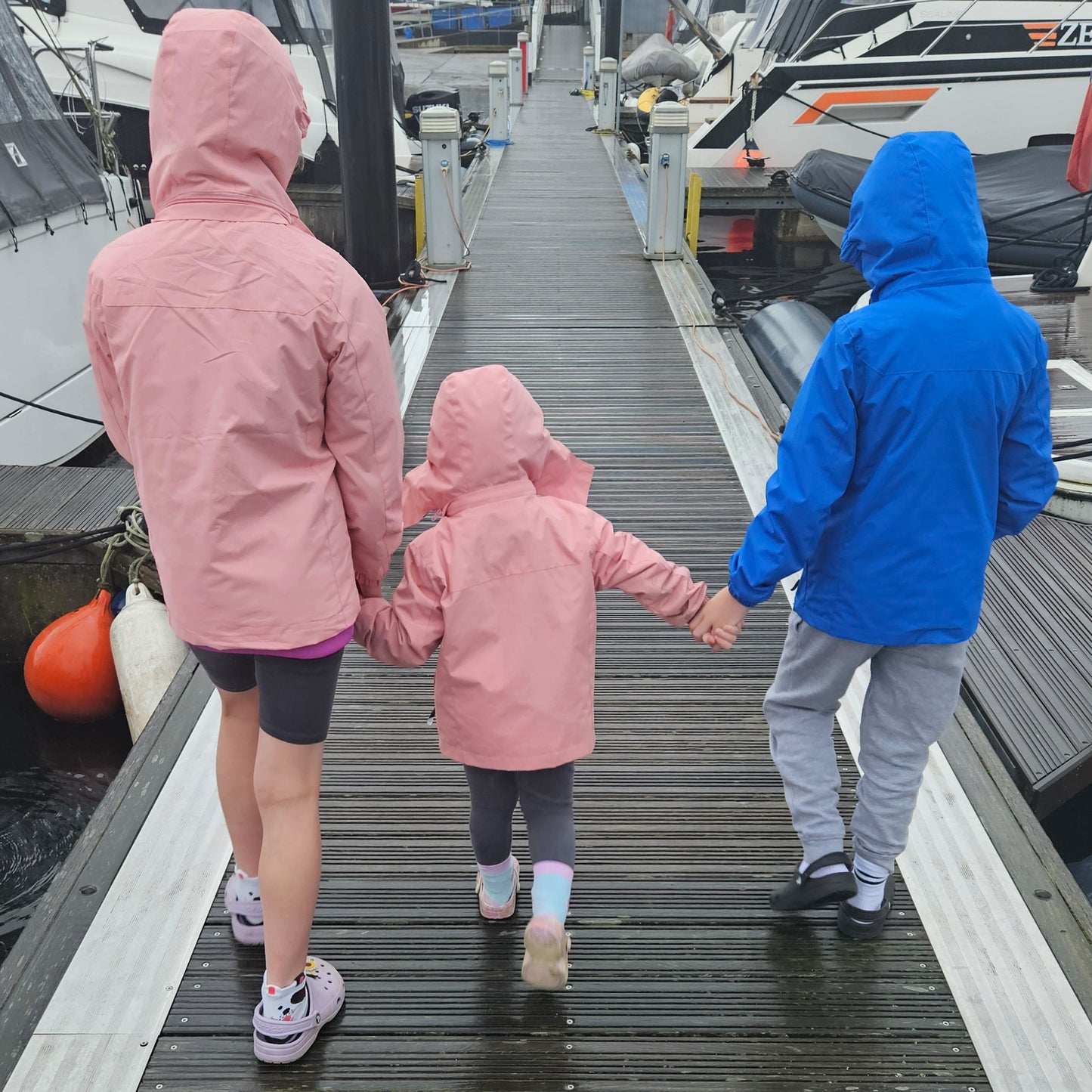 Kids Waterproof Rain Jacket - Pink