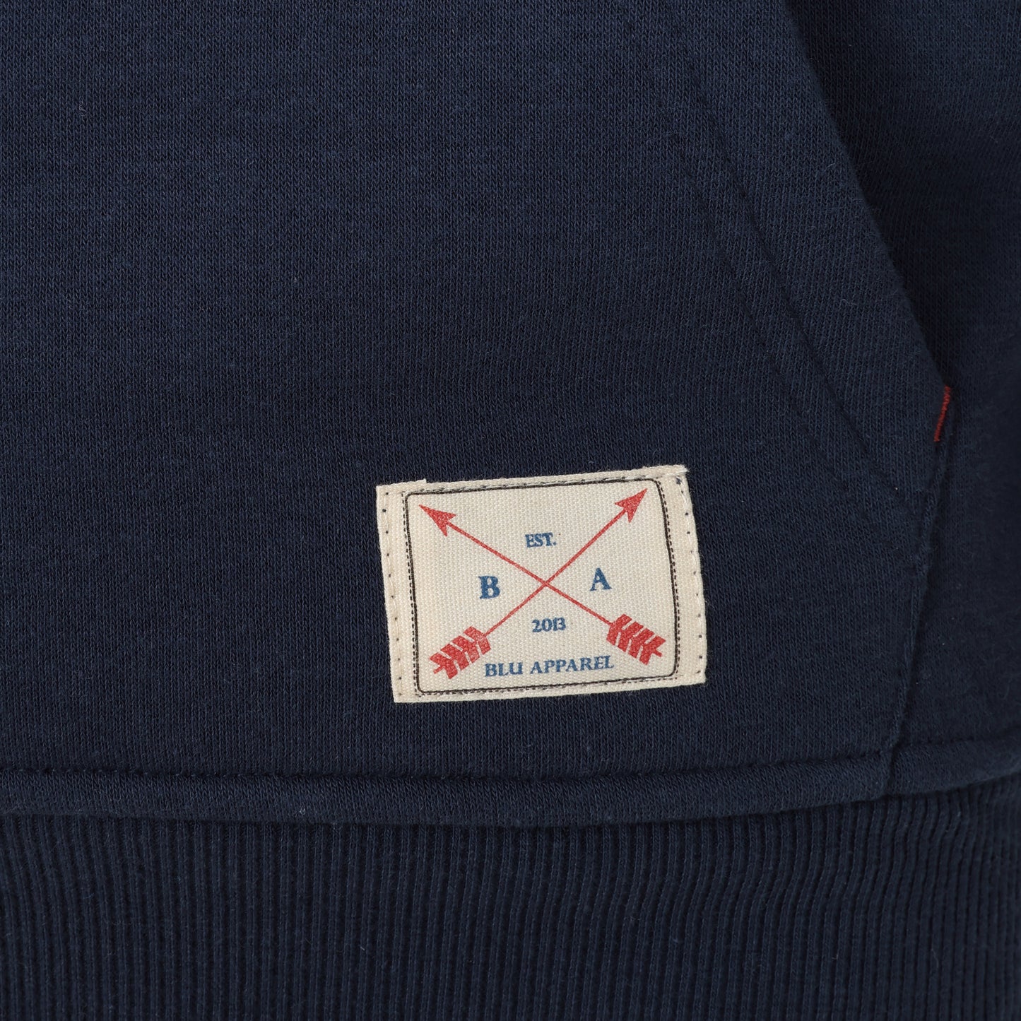 Kids Overhead Fleece Lined Hoodie - Navy