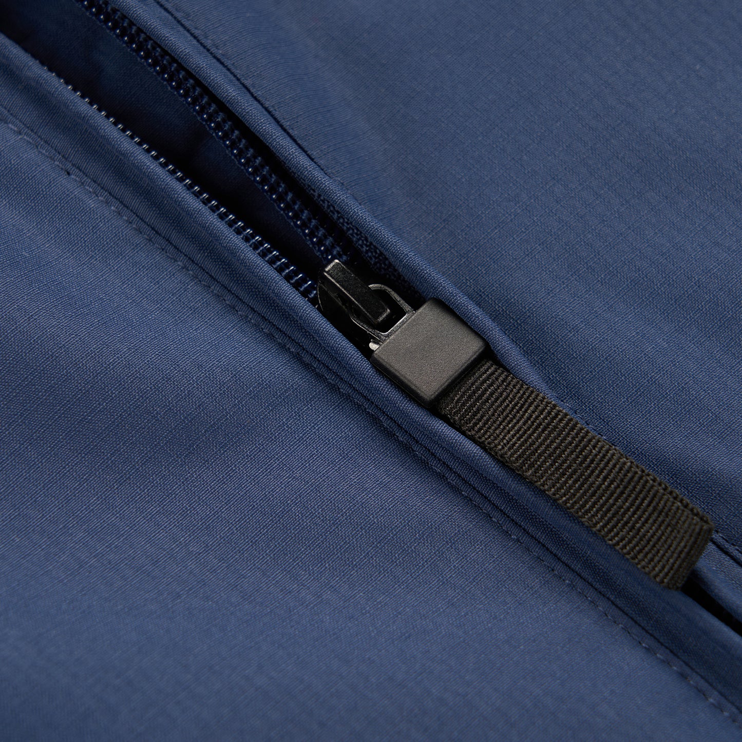 Kids Fleece Lined Waterproof Rain Jacket - Navy