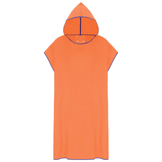 Microfibre Changing Robe / Poncho - Orange