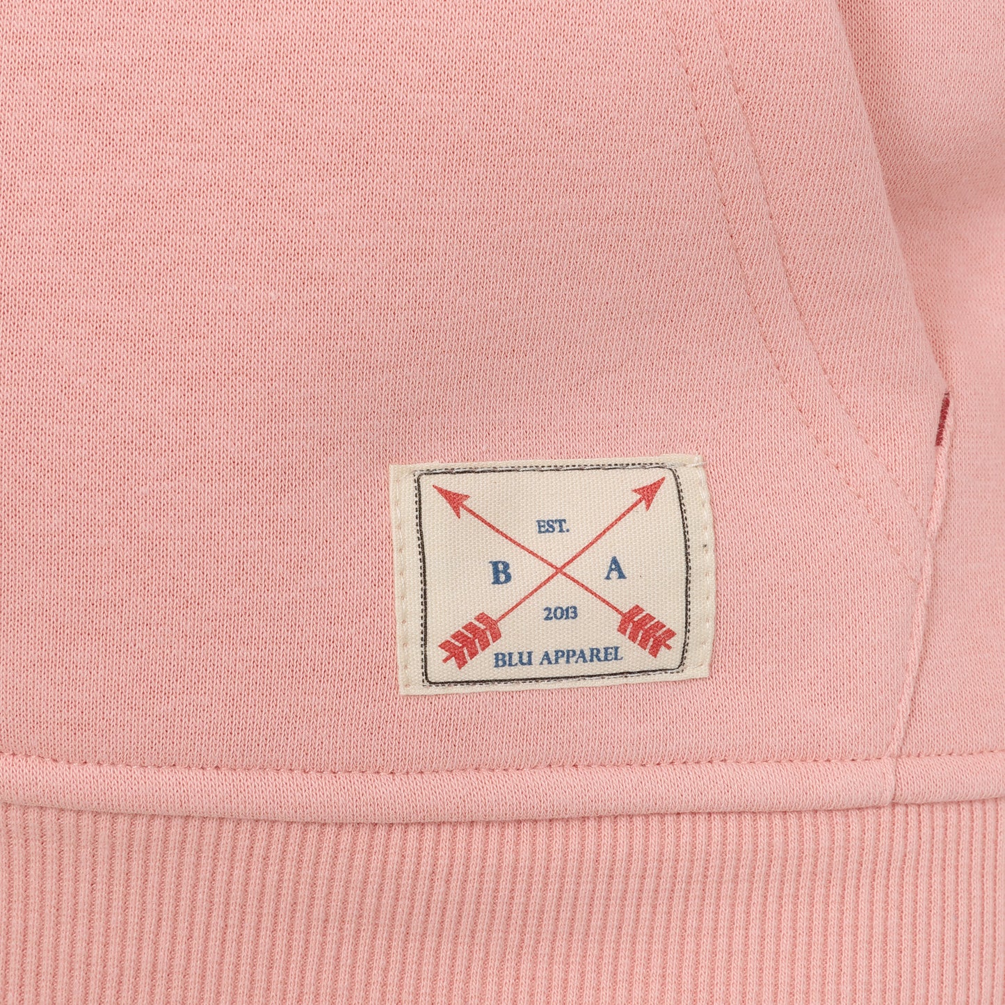 Kids Overhead Fleece Lined Hoodie - Pink