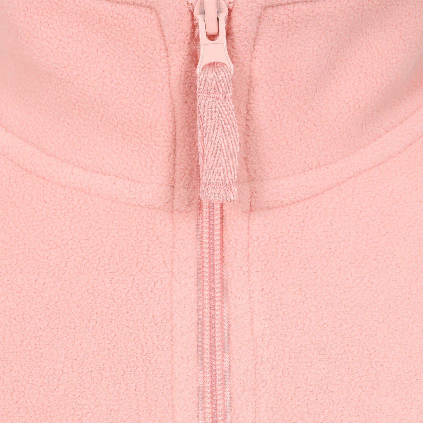 Ladies 1/4 Zip Fleece Jumper - Pink
