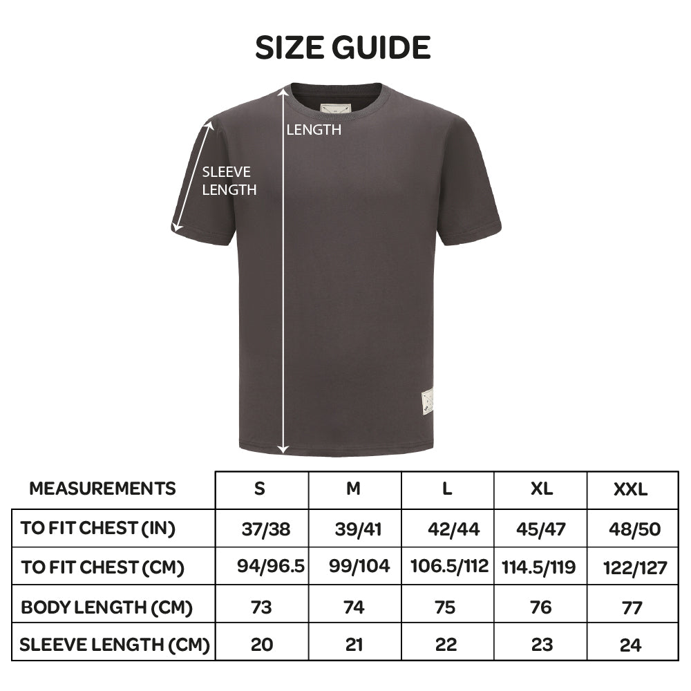 Men's 2 Pack Premium Crew Neck T-Shirts - Charcoal / Rust