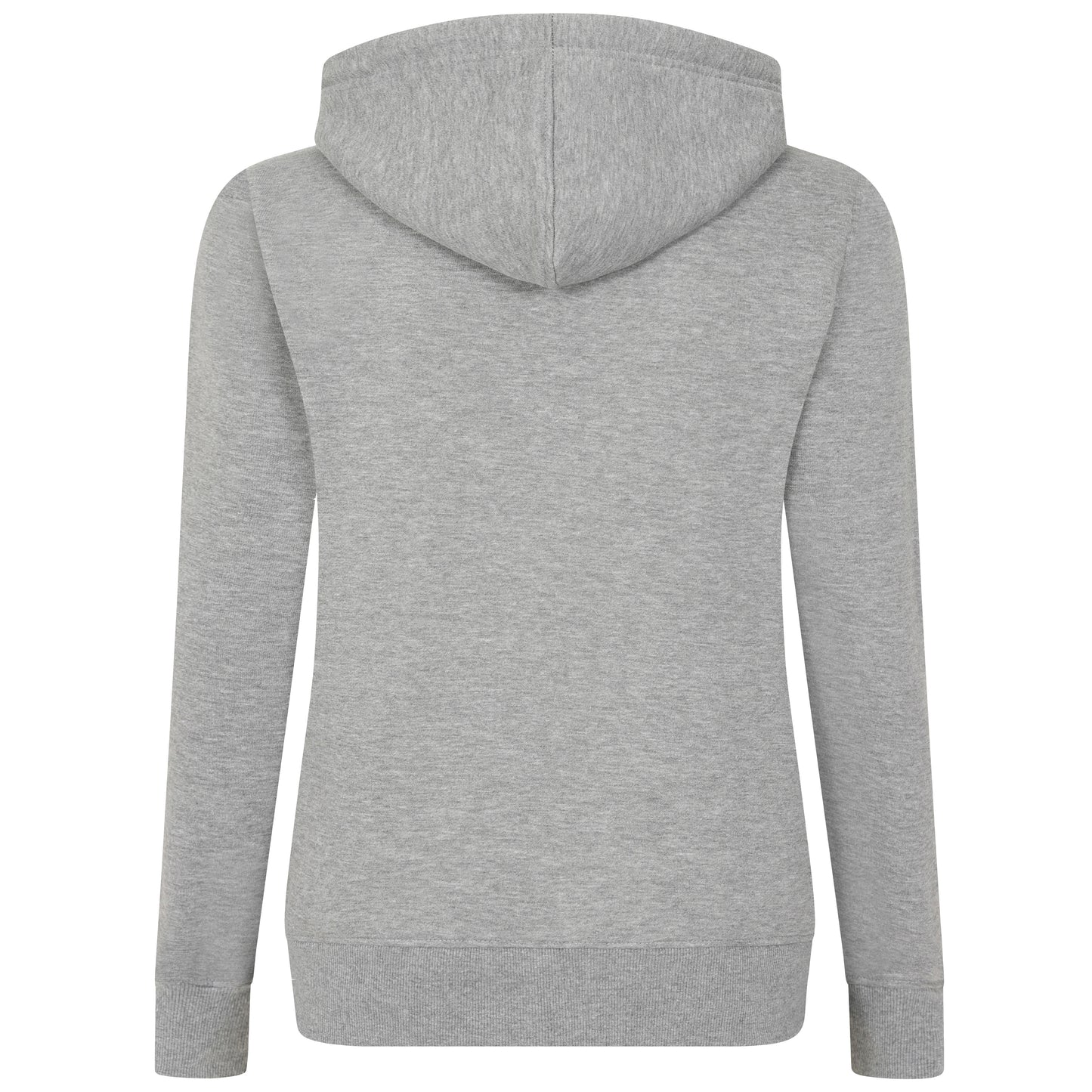 Ladies Fleece Lined Overhead Hoodie - Grey