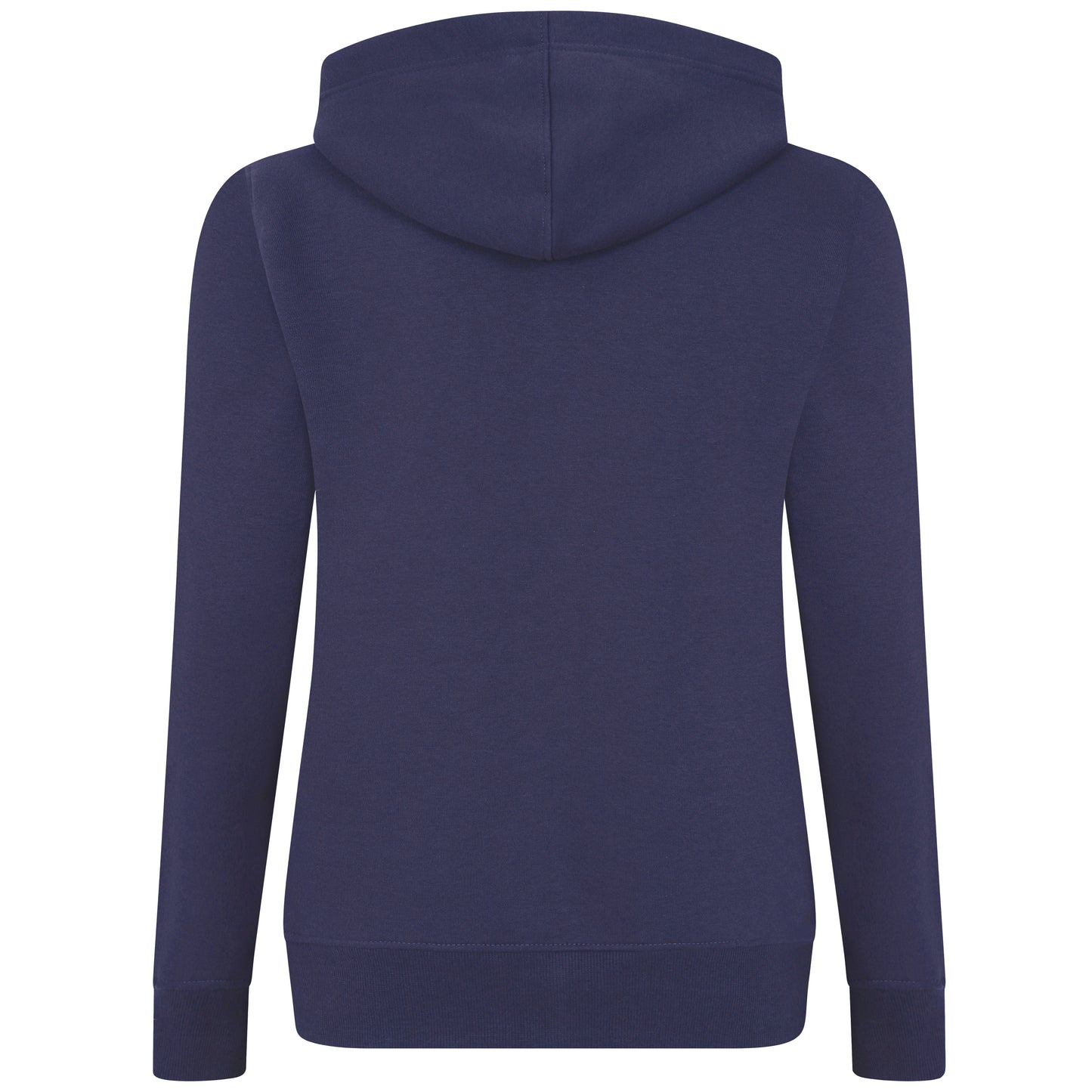 Ladies Fleece Lined Full Zip Hoodie - Navy