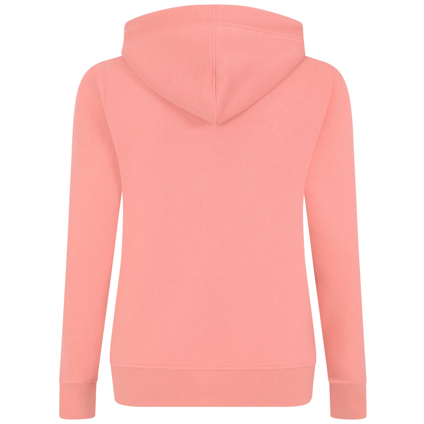 Ladies Fleece Lined Full Zip Hoodie - Pink