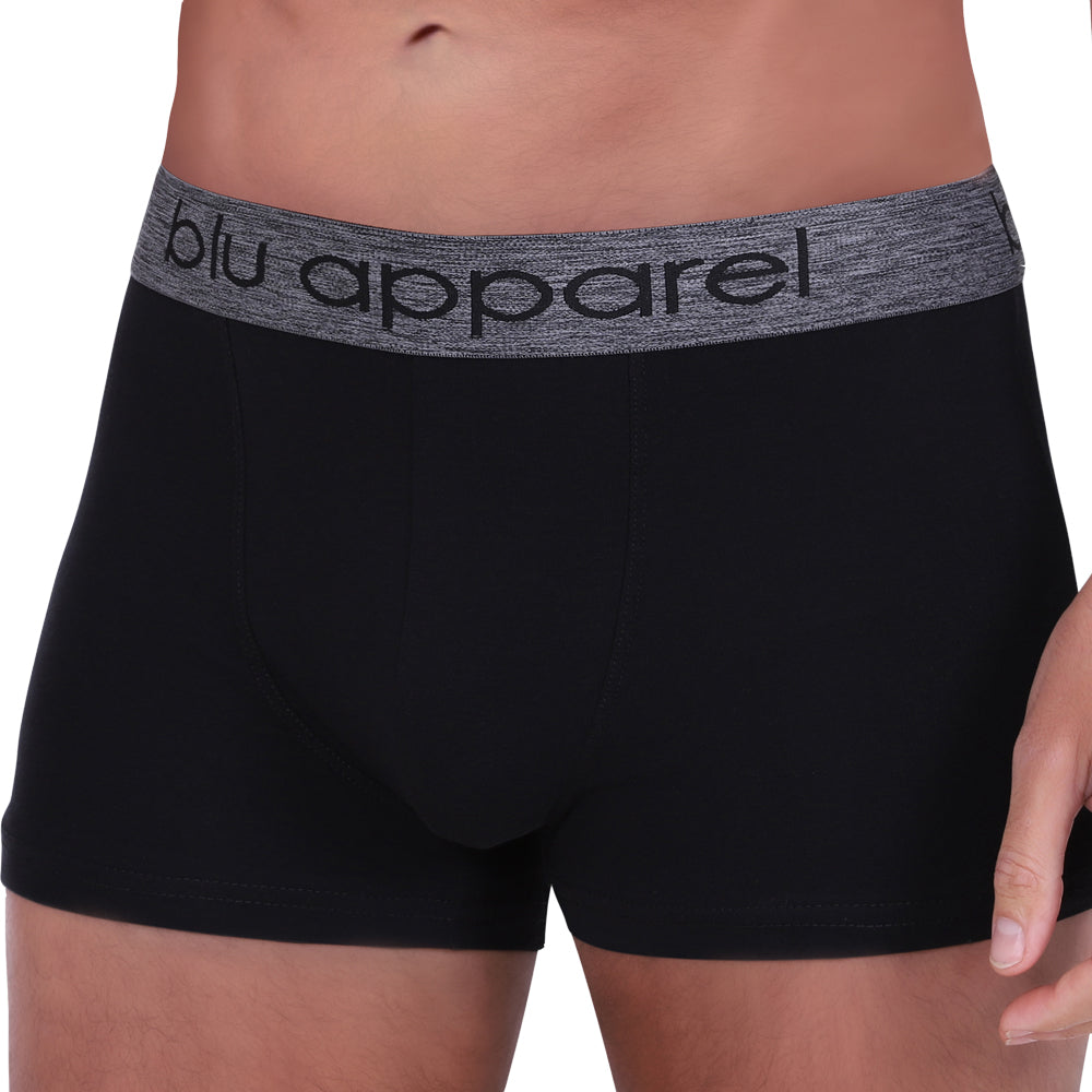 Men's Multi Pack Boxer Shorts - Black/ Charcoal/ Grey