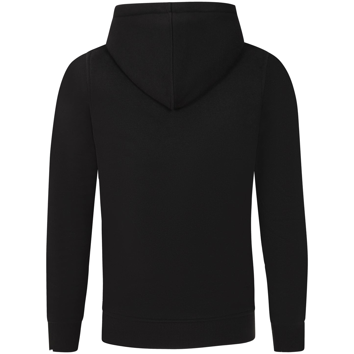 Kids Full Zip Fleece Lined Hoodie - Black
