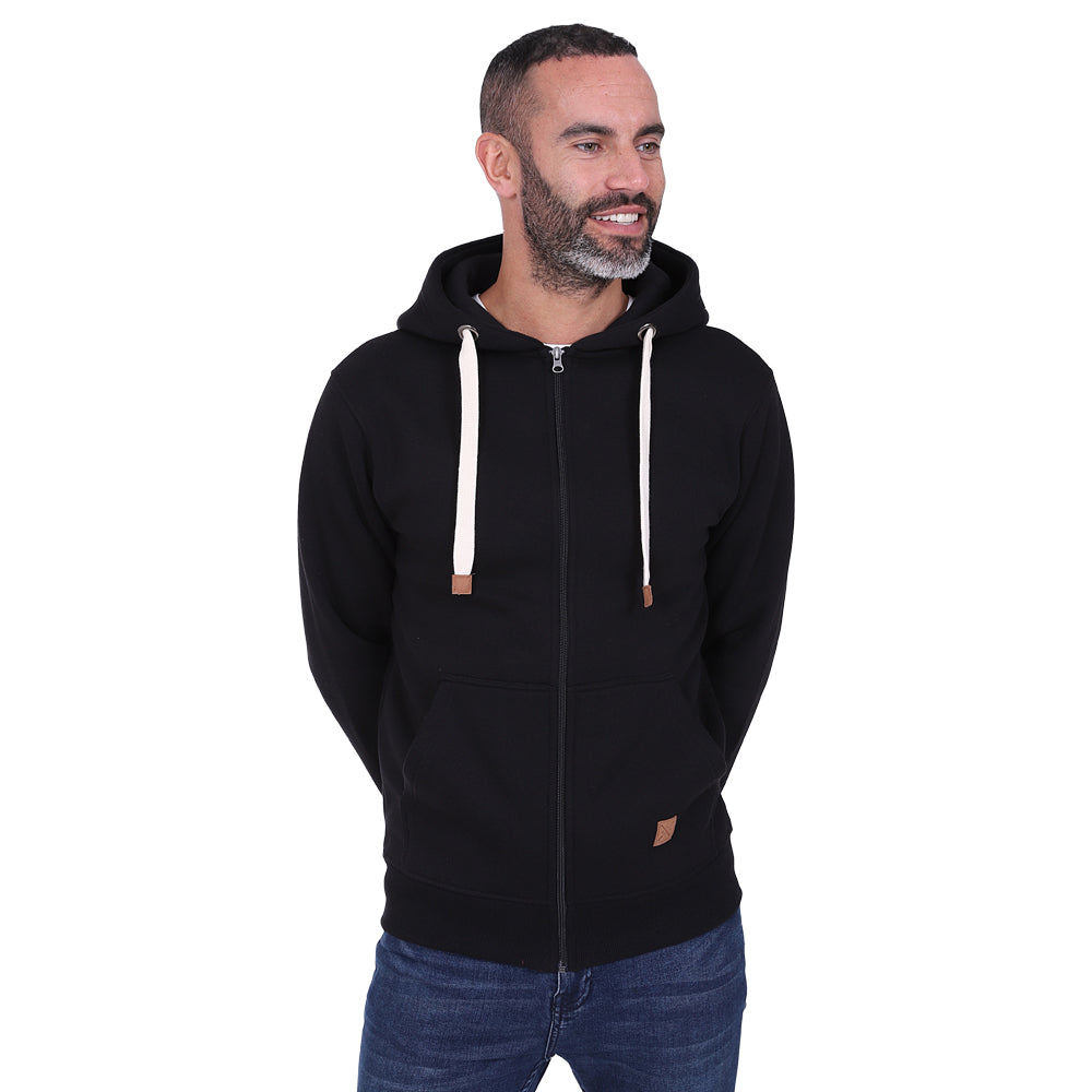 Men's Full Zip Fleece Hoodie - Navy