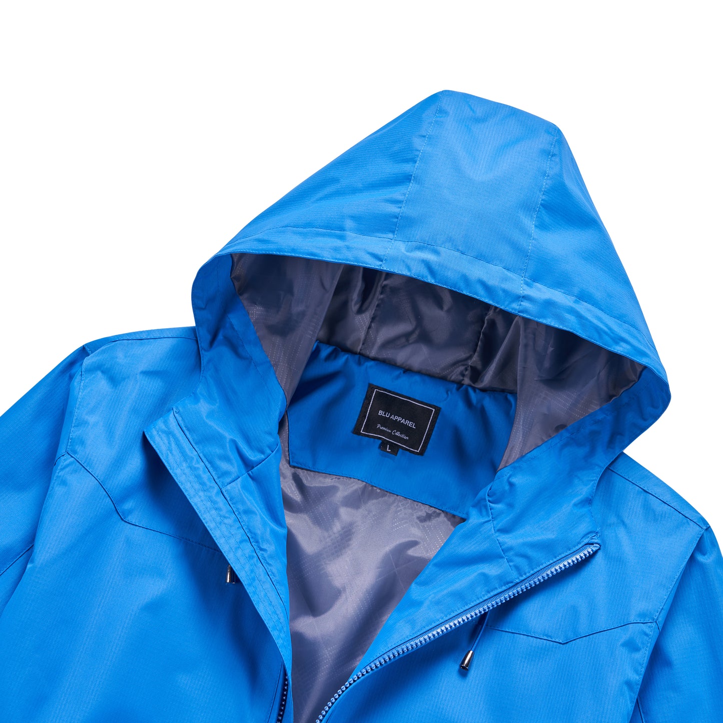 Men's Lightweight Rain Jacket - Cobalt