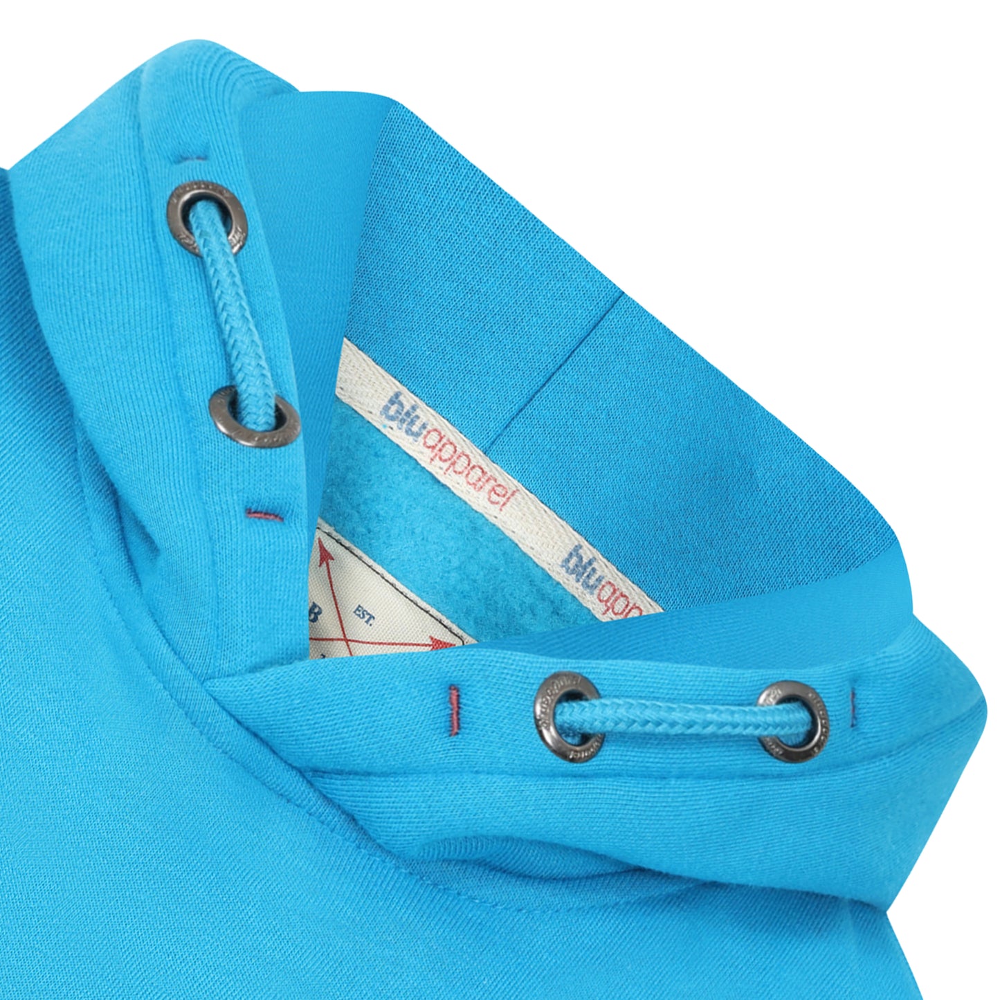 Kids Overhead Fleece Lined Hoodie - Cobalt
