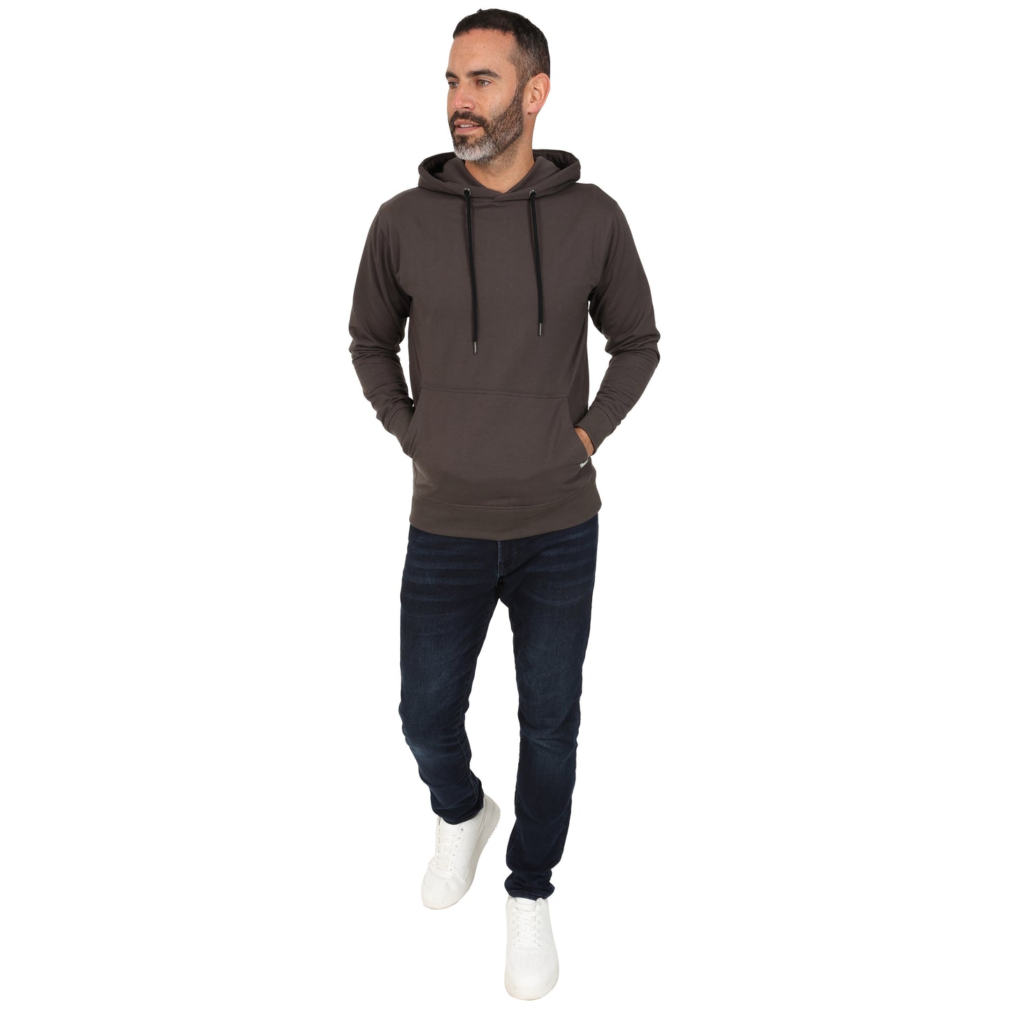 Men's Overhead Midweight Hoodie - Charcoal
