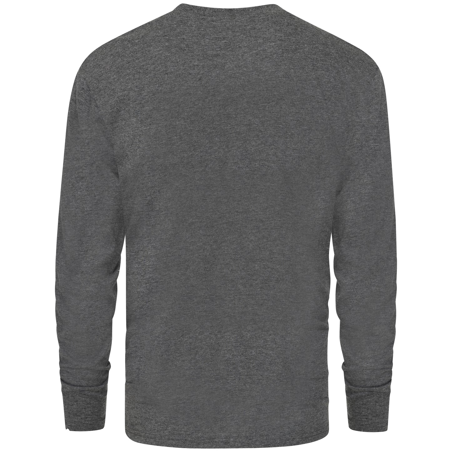 Men's 3 Pack Plain Long Sleeve Crew Neck T-Shirts