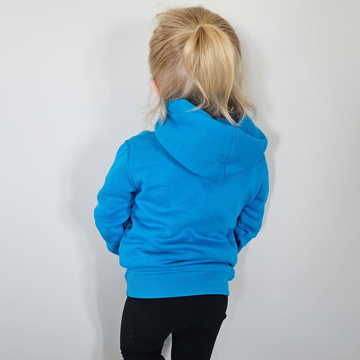 Kids Overhead Fleece Lined Hoodie - Cobalt