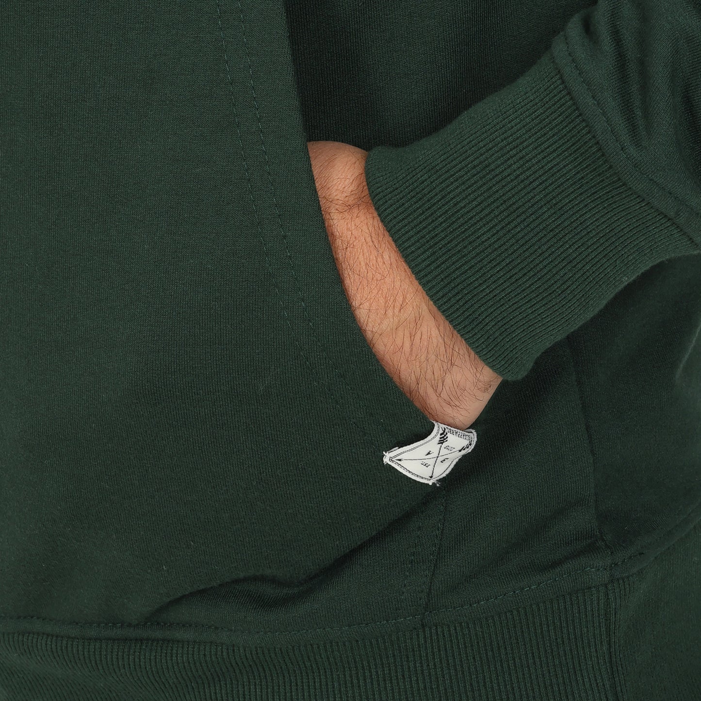 Men's Overhead Midweight Hoodie - Green