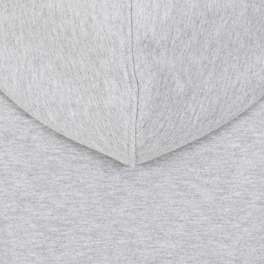 Ladies Fleece Lined Overhead Hoodie - Grey
