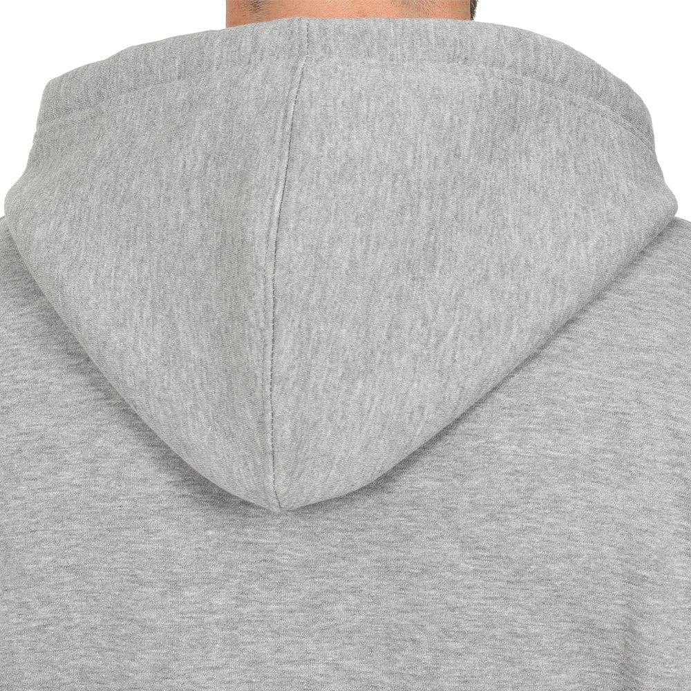 Men's Full Zip Fleece Hoodie - Charcoal