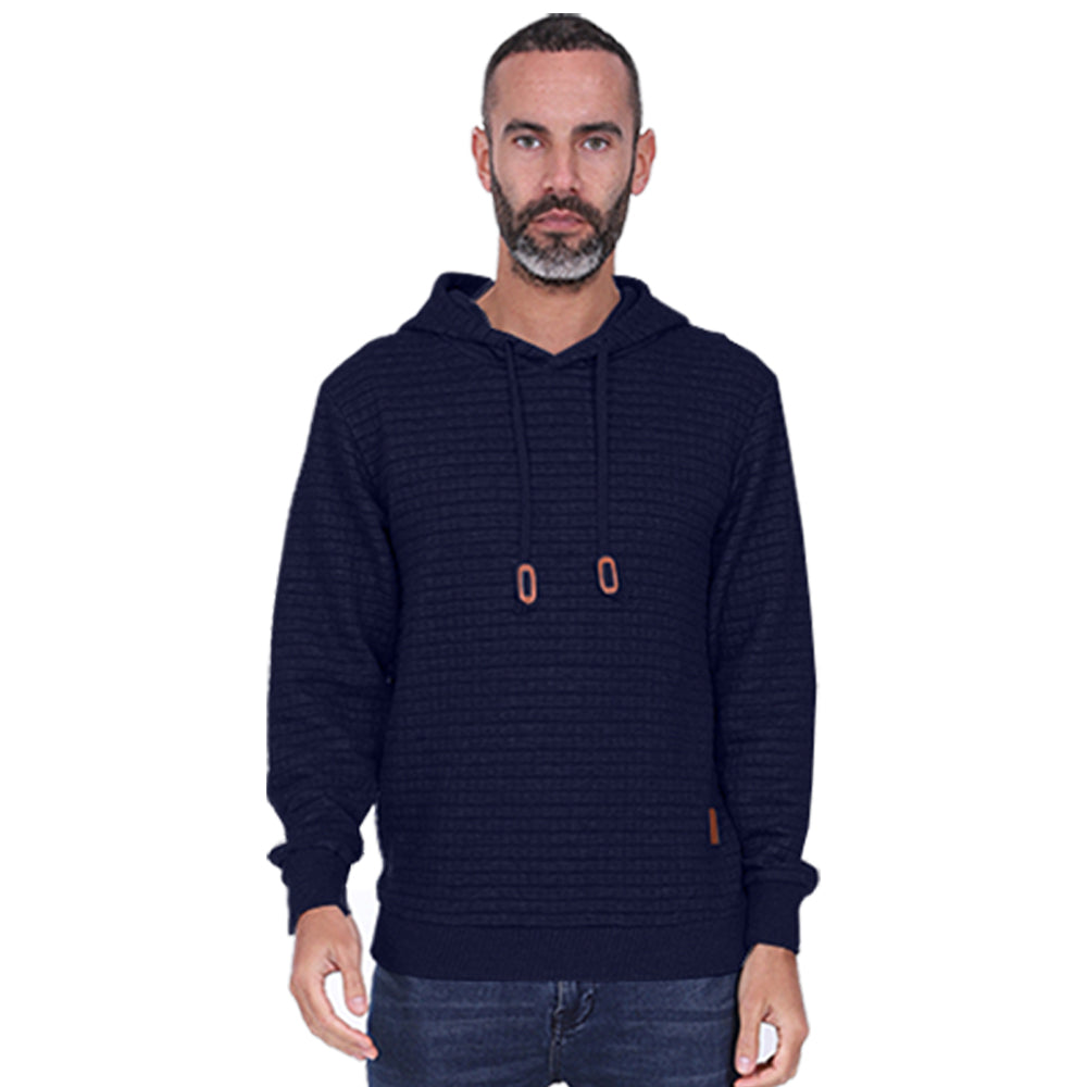 Men's Overhead Textured Hoodie - Charcoal