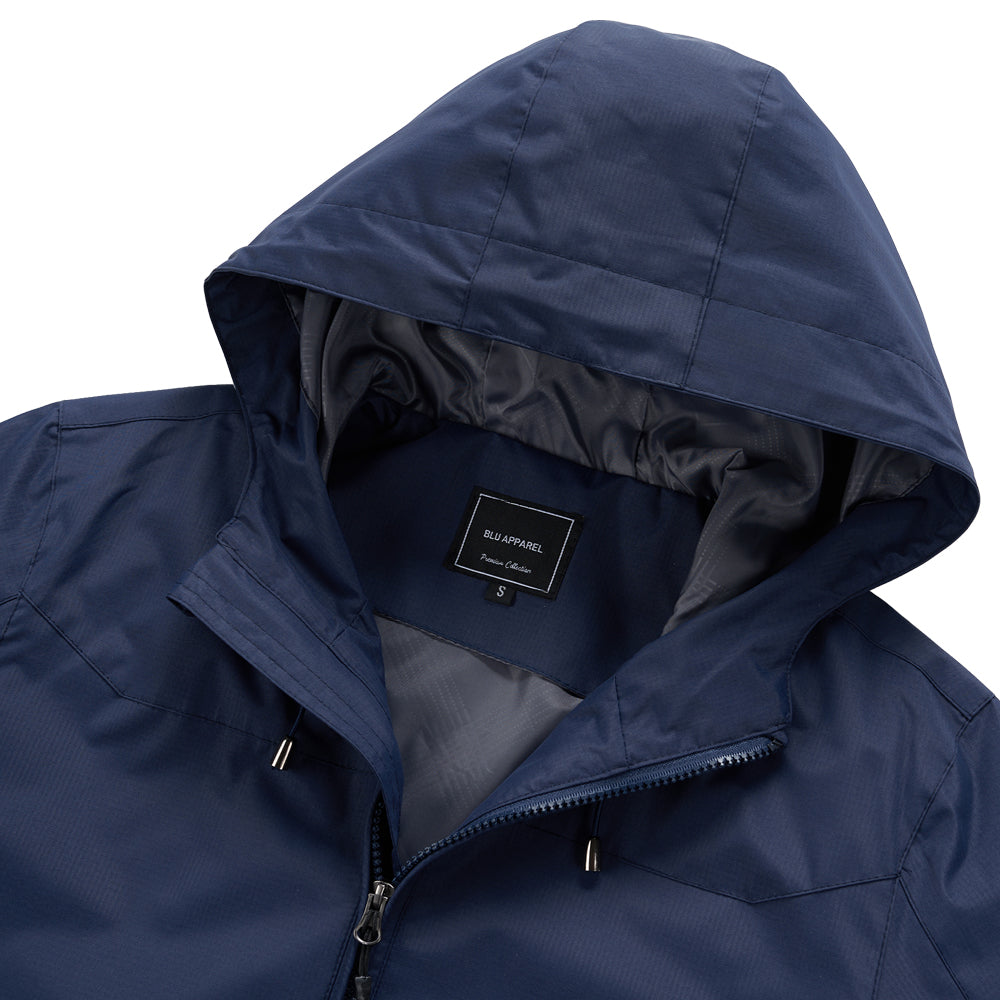 Men's Lightweight Rain Jacket - Black