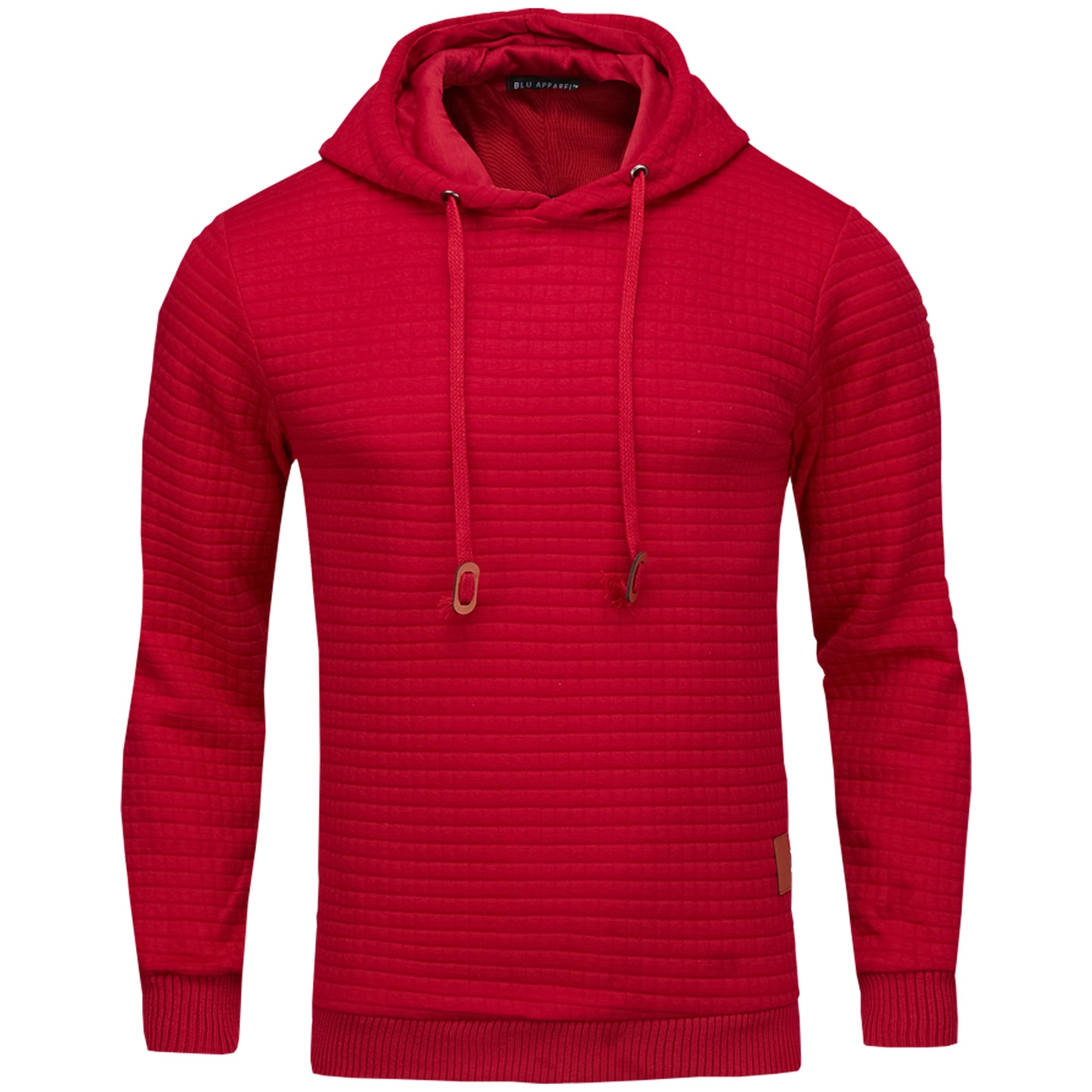Men's Overhead Textured Hoodie - Charcoal