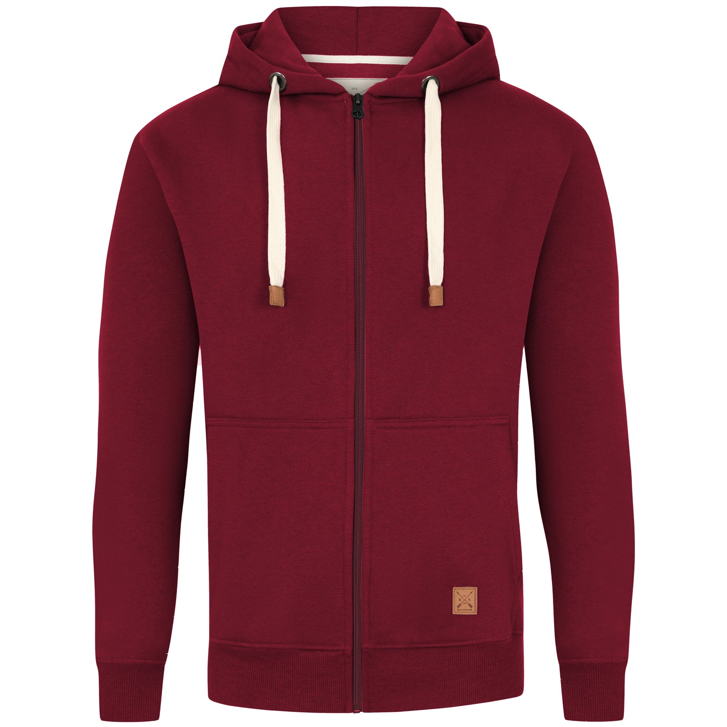 Men's Full Zip Fleece Hoodie - Charcoal