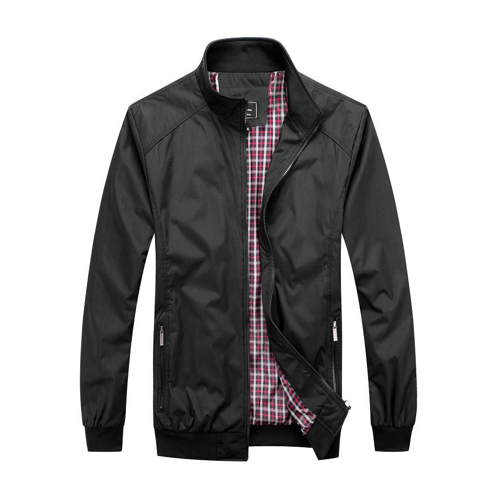 Falcon Harrington Jacket - Navy - Blu Apparel