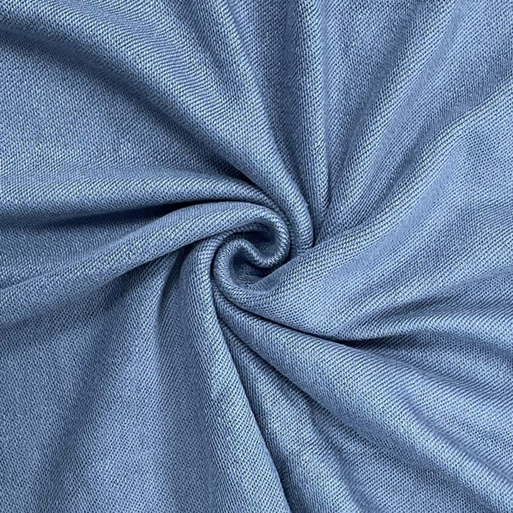 Men's Premium Cotton Crew Neck Sweater - Grey Marl - Blu Apparel