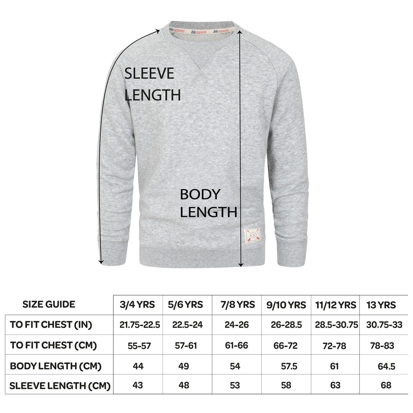 Kids Premium Crew Neck Sweater - Pink