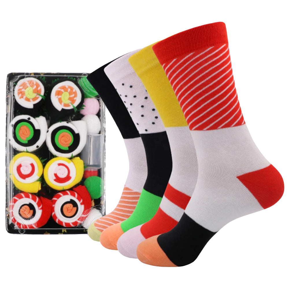Novelty Fast Food Gift Boxed Socks - 3 Pack Burger