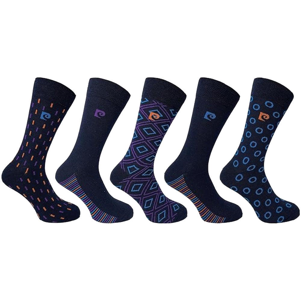Pierre Cardin 5 Pack Socks - Colours