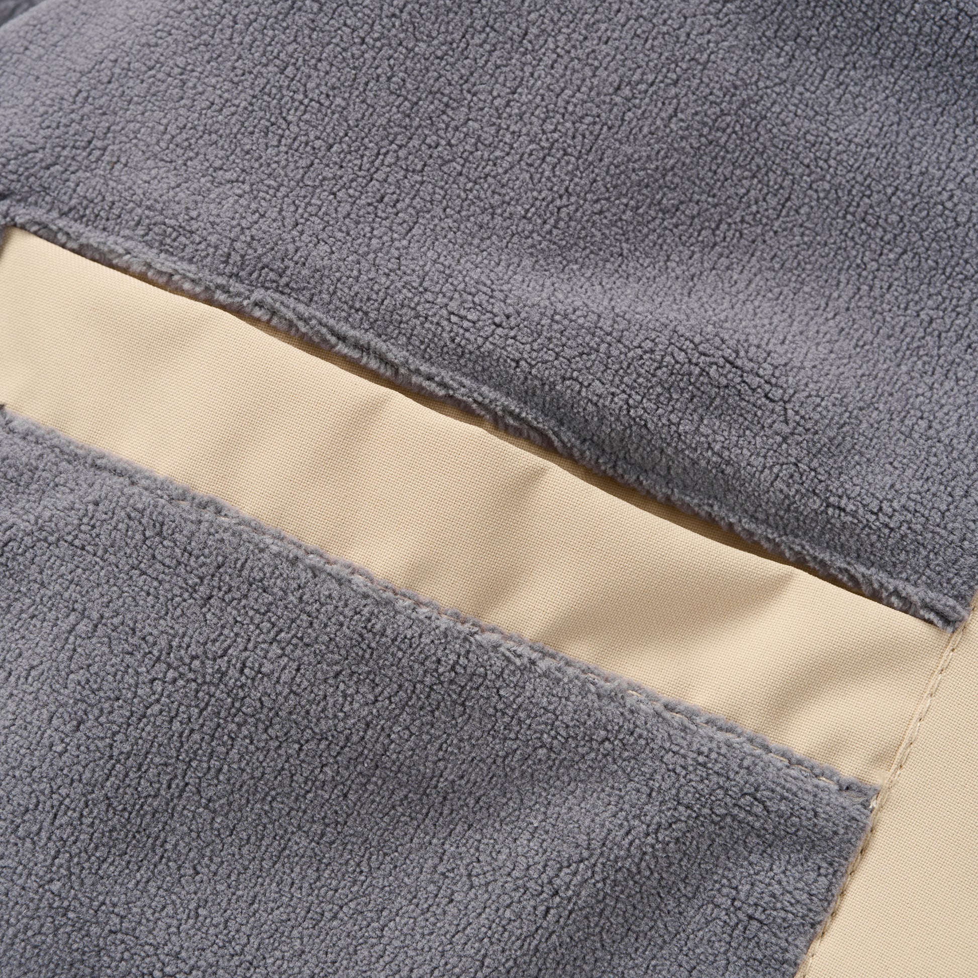 Ladies Fleece Lined Rain Jacket - Beige - Blu Apparel