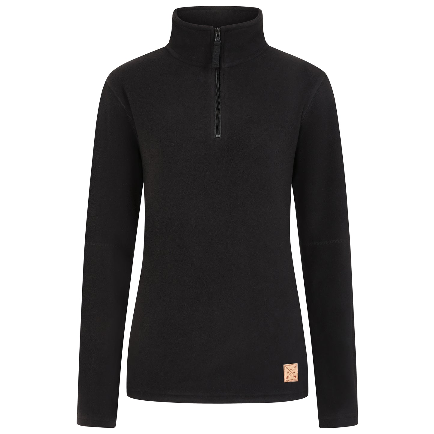 Ladies 1/4 Zip Fleece Jumper - Navy