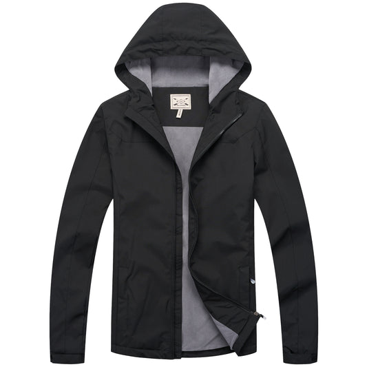 Ladies Fleece Lined Rain Jacket - Beige - Blu Apparel