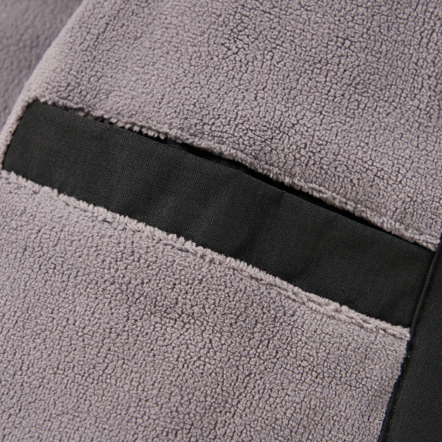 Kids Fleece Lined Waterproof Rain Jacket - Black